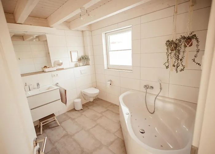 Traumhafte Seelodge Mit Sauna, Kamin Und Whirlpool 度假居 诺德霍恩