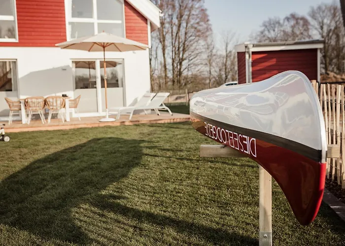 Traumhafte Seelodge Mit Sauna, Kamin Und Whirlpool Feriehus Nordhorn